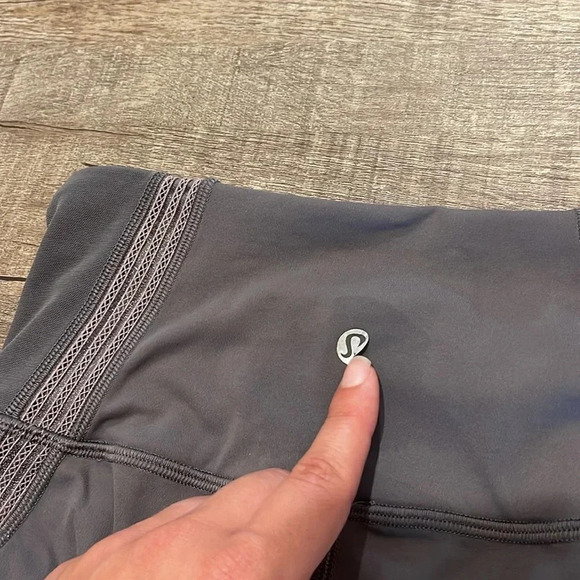Lululemon Power Lines Pant *28" - Titanium / Dark Chrome - Size 4 - Picture 12 of 12